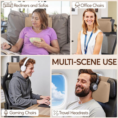 Neck Pillow for Recliner Chair, Adjustable Recliner Pillow for Headrest