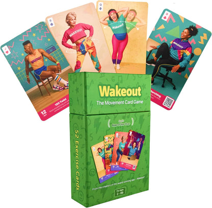 Desk Exercise Cards, 52 Workout Cards for Office & Work Breaks, Seated & Standing Fitness Deck for Adults, Exercise Card Game for Sedentary Workers at Home or Office