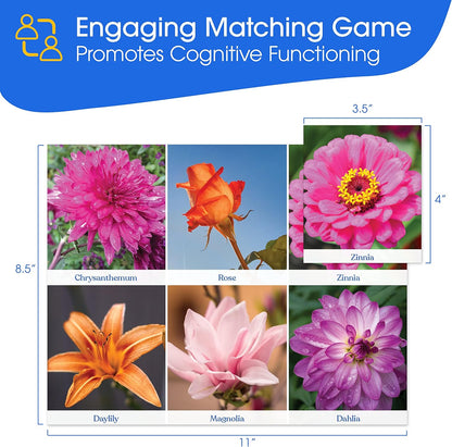 Keeping Busy Expressions Set 1 Dementia Activities for Seniors | Alzheimer Products for Elderly Patients | Fun Memory Game Toy & Cognitive Brain Puzzle for Senior Citizens w/Memory Loss or Alzheimers