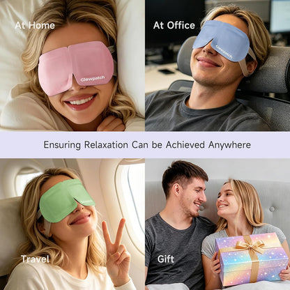 16 Pack Steam Eye Masks Disposable for Dry Eyes, Unscented