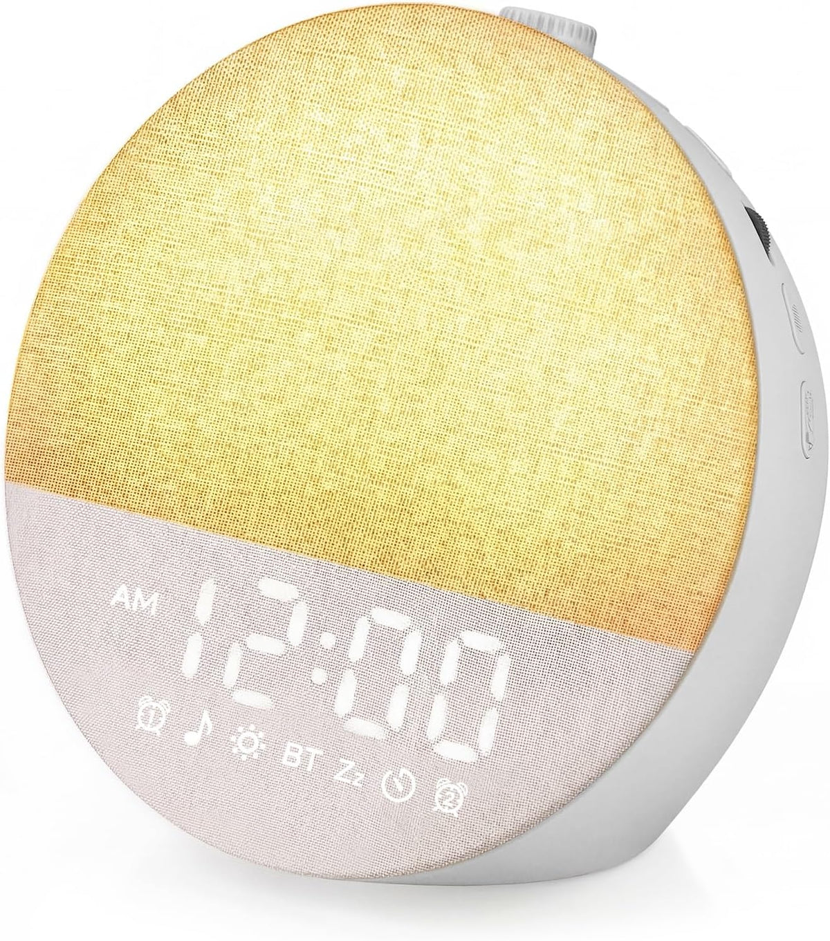 Geuuap Sunrise Alarm Clock, Natural Wake-Up Light White Noise Machine,Khaki