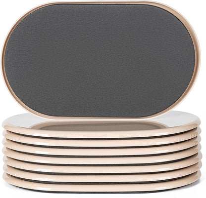 Furniture Sliders, 8 Pcs 3 1/2'' Furniture Sliders Pads for Hardwood Floors, Chair Legs Floors Protectors, Reusable Round Glides Glider, Heavy Duty Furniture Movers Sliders | Chair Legs Floors Protectors, Reusable Round Glides Glider, Heavy Duty