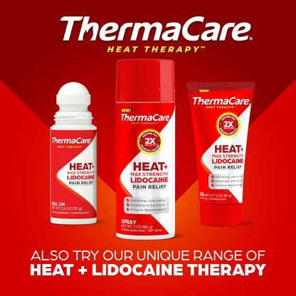 ThermaCare Heat Wraps for Neck & Shoulder Pain Relief - 16-Hour Heat Therapy Heating Pads, Adhesive Heat Patches for Muscle & Joint Pain - Flexible Fit for Comfort & Extended Wear - 5 Count
