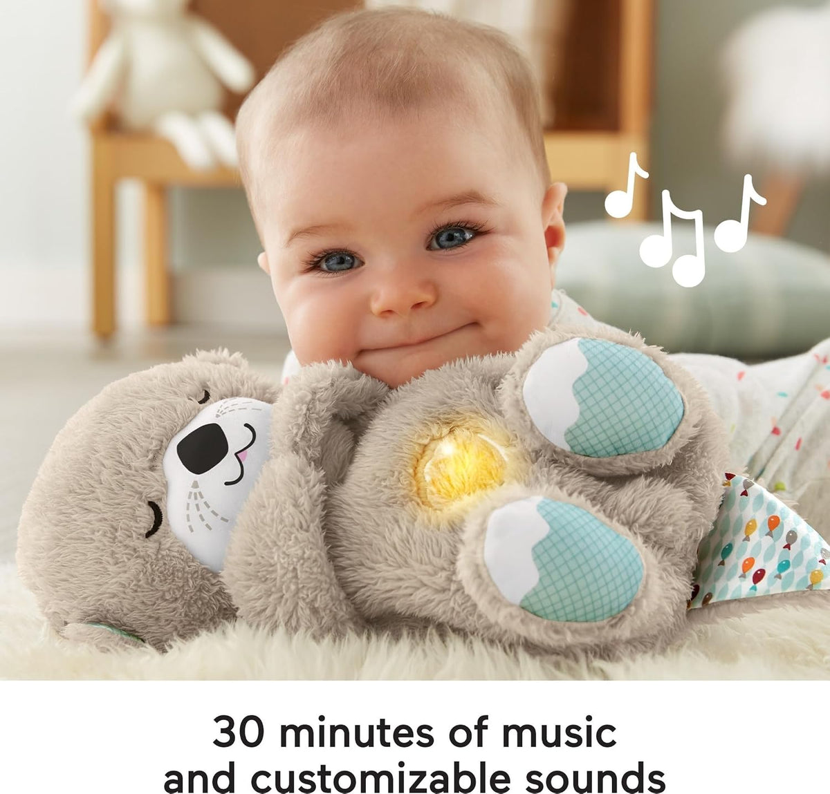 Fisher-Price Soothe ‘n Snuggle Otter Plush Baby Toy