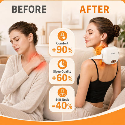 Neck Massager with Heat,Deep Tissue Massager for Pain Relief,Green