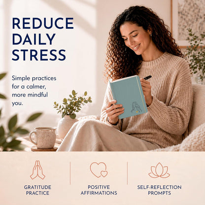 Premium Gratitude Journal for Men – 6 Month Guided Daily Prompts, Habit Tracker – Hardcover, 249 Pages, Lay Flat, 100gsm Paper – Mens Mindfulness Gifts, Mental Health, Self Mastery, Gift Boxed