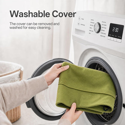 Door Draft Stopper, Removable Washable Cover, 38", Gray | Weighted Gap Filler, Blocks Hot and Cold Air, All-Season Seal, Easy Install, Noise & Wind Blocker, Home Essentials