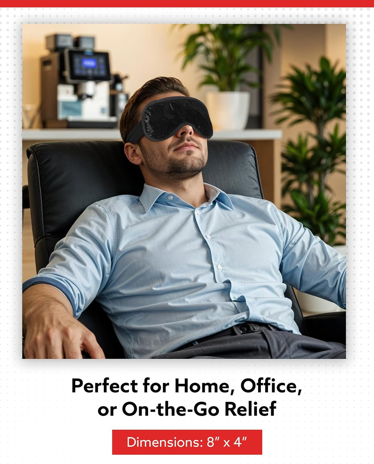 Alpi Plush Gel Beads Hot/Cold Eye Mask, Relaxation & Tension Comfort