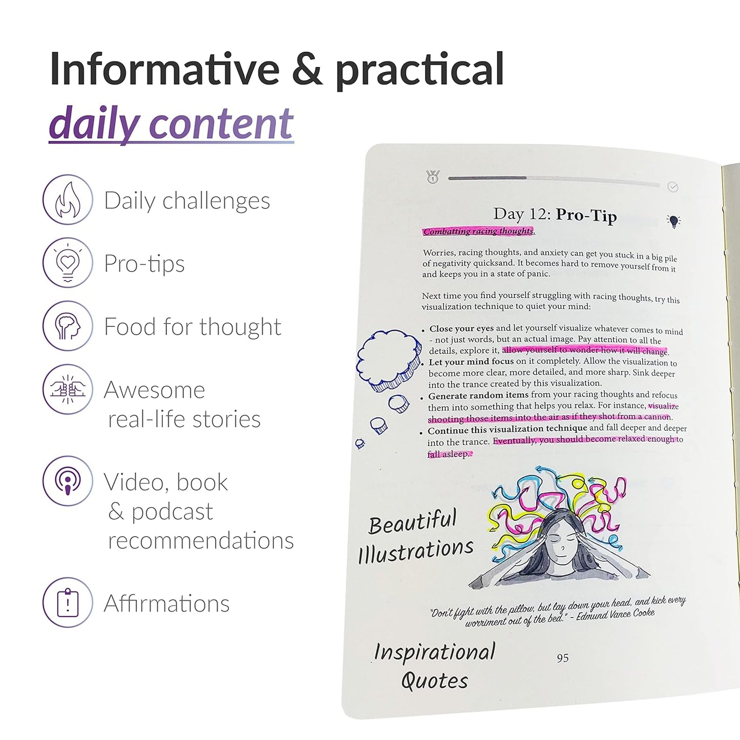 Habit Nest Sleep & Evening Routine Sidekick Journal A journal that coaches you through maximizing sleep quality & building a nightly routine that improves your quality of life.