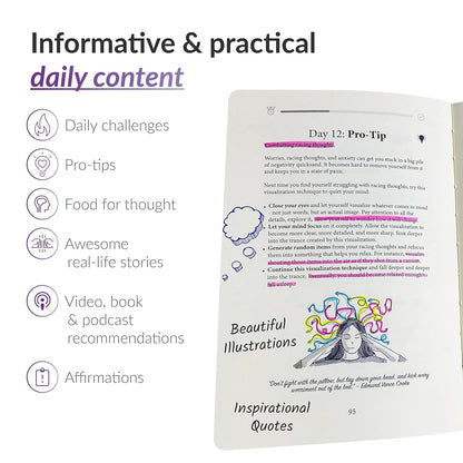 Habit Nest Sleep & Evening Routine Sidekick Journal A journal that coaches you through maximizing sleep quality & building a nightly routine that improves your quality of life.