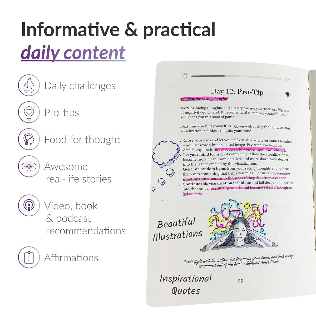 Habit Nest Sleep & Evening Routine Sidekick Journal A journal that coaches you through maximizing sleep quality & building a nightly routine that improves your quality of life.