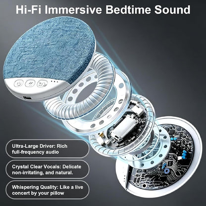 Dreamwave Pillow Speaker, Bluetooth Pillow Speakers for Sleeping, Ultra-Thin Under Pillow Speakers with White Noise Timer, Wireless Sleep Aid for Adult