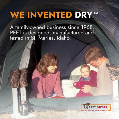 PEET, Original Dryer, Electric Shoe Dryer, Work Boots, Outdoor Gear, Athletic Gear, Silent,Energy-Efficient, Made in USA
