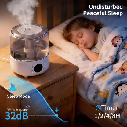 3L Top Fill Cool Mist Ultrasonic Humidifier