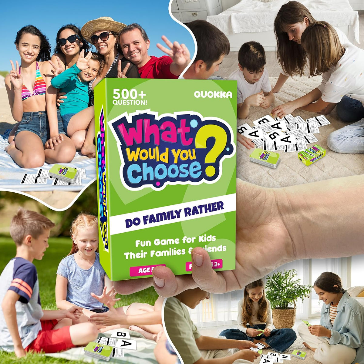 Travel Card Game for Teens, Kids, Adults - Party Games for Family Nights