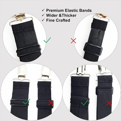 RayTour Sheet Straps Bed Sheet Keeper Holder for Corners Sheet Stays Suspender Clips Fitted Sheet Holder Clips Garters Fasteners Mattress Clamps