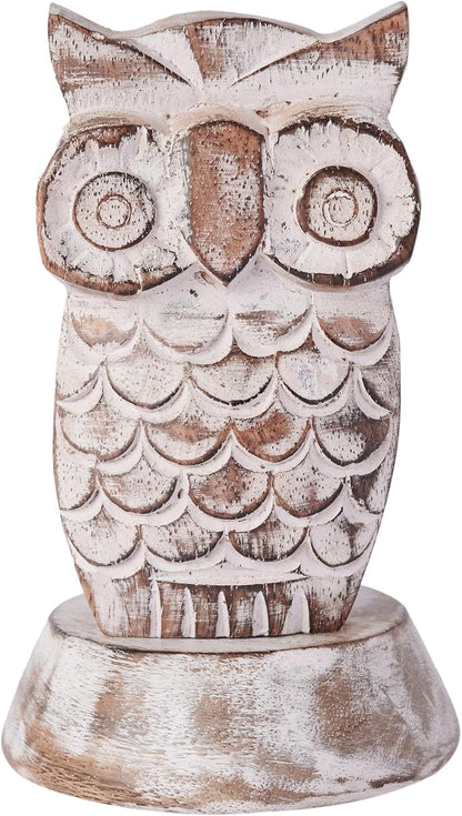 Birthday Gifts for Women Wooden Owl Glasses Holder Night Stand Reading Eyeglass Spectacle Retainer Gifts for Adults Women Men Him Her Mom Dad Car