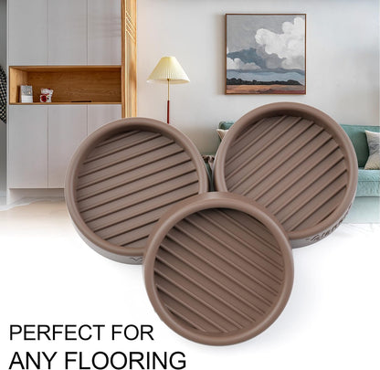 Non Slip Furniture Pads for Hardwood Floors -8 Pcs 3” Furniture Coasters Cups, Anti Skid Furniture Grippers Rubber Feet, Floor Protectors for Furniture Bed Couch Stoppers