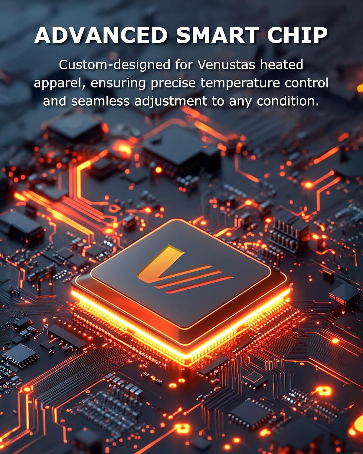 Venustas Heated Hand Muff with Rechargeable Battery, Electric Hand Warmer Pouch for Football, Hunting, Heats Up to 15HRS