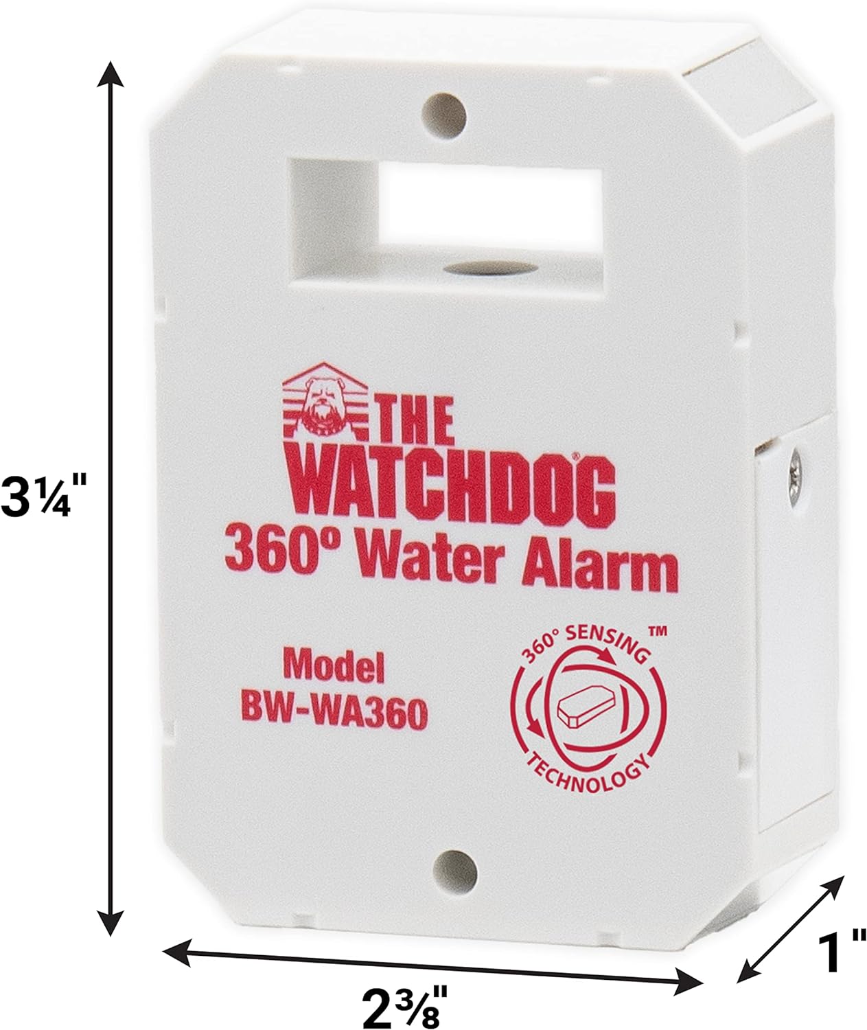 The Basement Watchdog Compact 110 dB Water Alarm w/360° Sensing Technology (BW-WA360) | 110 dB, 360Â° Sensing Technology, BW-WA360