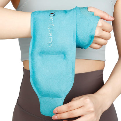 Comfytemp Wrist Ice Pack Wrap Carpal Tunnel Relief Wrist Brace, 2 Packs