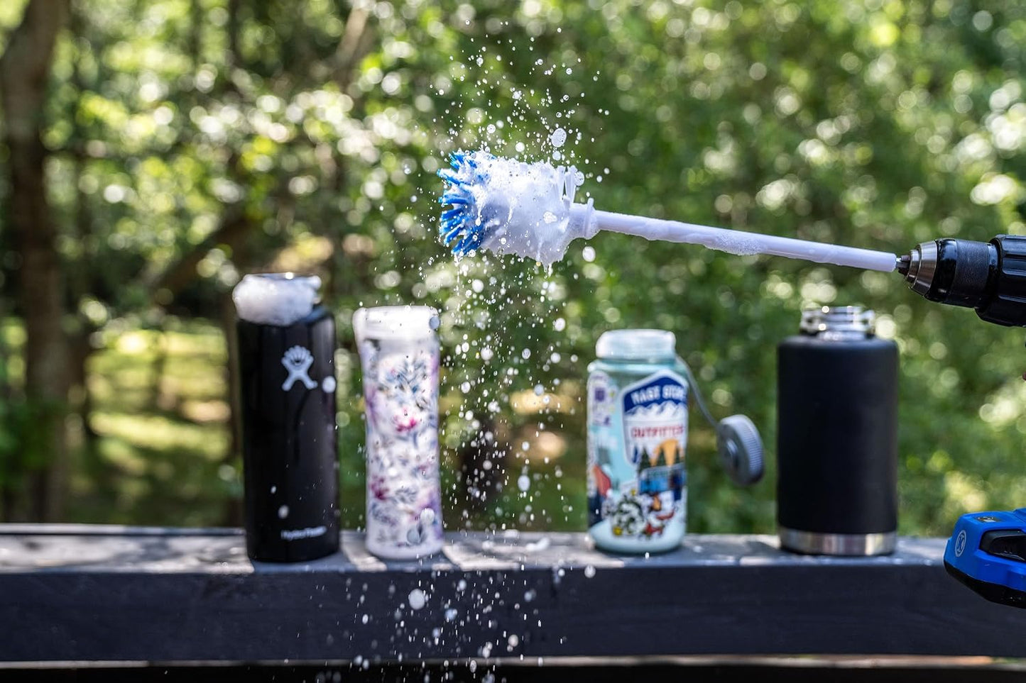 Multi-Purpose Drill Brush Attachment, Showers, Tubs, Carpet, Tile, Grout, Medium Bristle for Ultimate Cleaning Power
