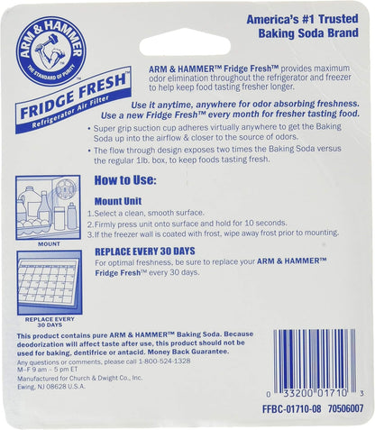 Arm & Hammer Fridge Fresh Refrigerator, 1 Count (Pack of 2)