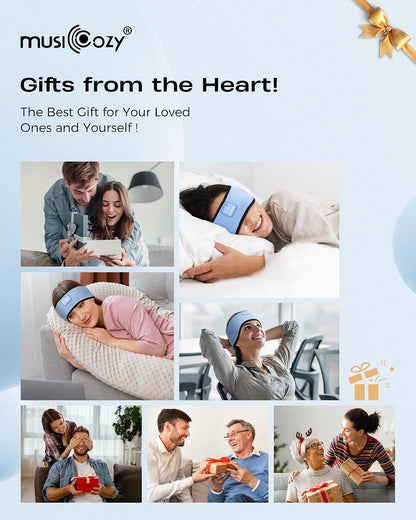 MUSICOZY Sleep Headband Headphone Soft Bluetooth Headphones for Sleeping