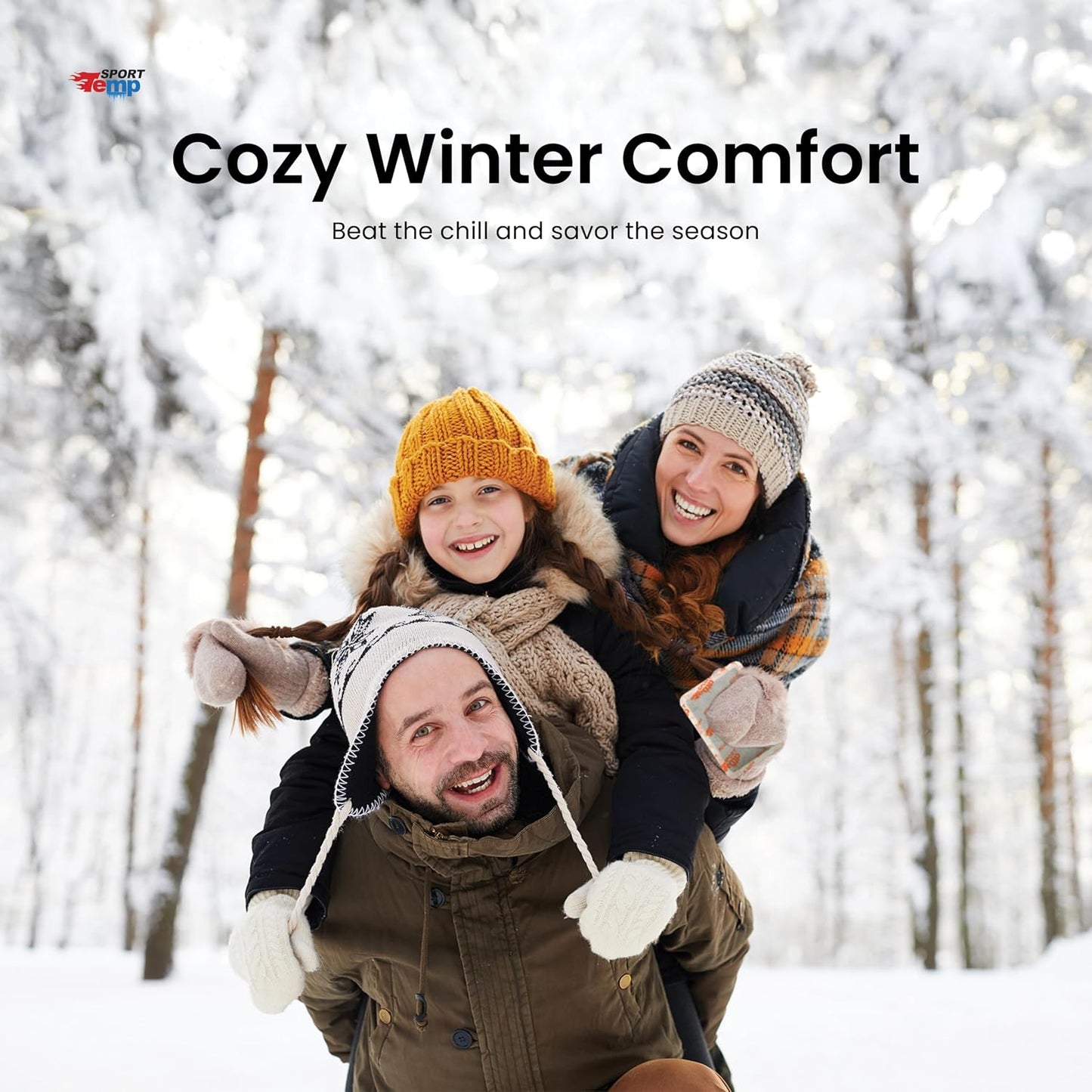 Large Hand & Body Warmers - Up to 18 Hours of Heat, Super Long Lasting - Easy, All Natural - Air Activated, for Body, Hands & Toes - Odorless Hot Hand Warmer - Sport Temp