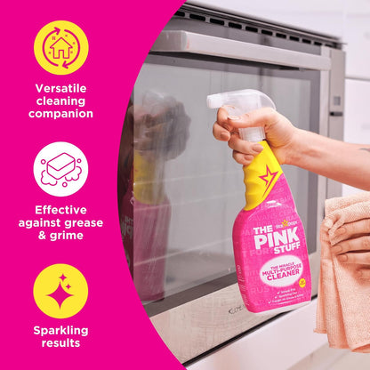 The Pink Stuff Miracle Multi-Purpose Cleaner Spray, 30 fl oz | Now 20% More, All-Purpose Cleaning Solution, For Kitchens, Bathrooms, Floors & More, Cuts Through Grease & Grime, Powerful