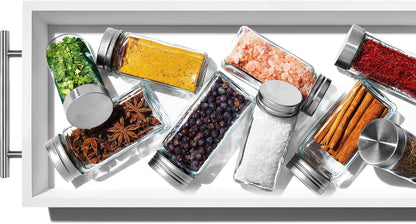 OXO Good Grips Kitchen, Compact Spice Drawer Organizer, White