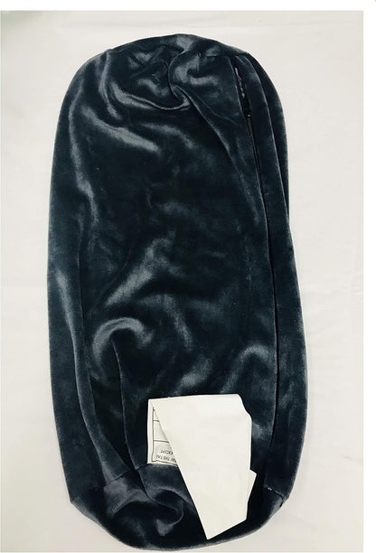 Jackson Roll Zip on Pillowcase (Pillow case only, Does not Include The Pillow) (Dark Blue Polyester)