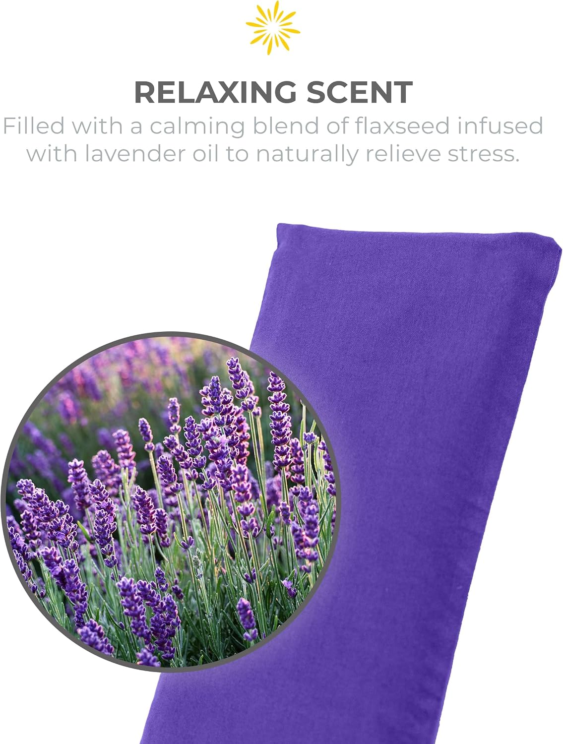 4-Pack Unscented Sateen Eye Pillows, Low-Luster, 9’’ x 4’’ Flaxseed Weighted Eye Mask for Sleeping, Hot or Cold Therapy for Relaxation, Migraine, and Headache, Assorted