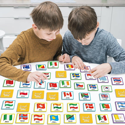 gisgfim 100 PCS Memory Matching Game Famous Paintings Concentration Memory Card for Adults Learning Educational Game A Fun & Fast Artworks Theme Matching Games