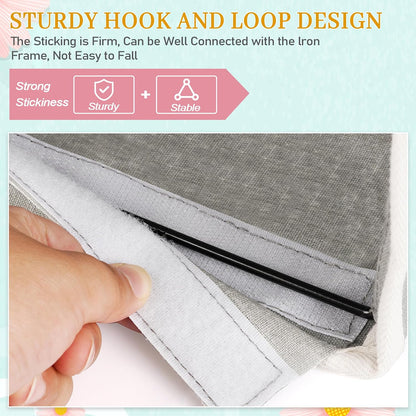 Bedside Caddy Bedside Storage Bag for Headboards/Bunk Bed | Hanging Bed Caddy with Hooks fits Bunk bed Hospital Beds Dorm Bed Rails, Essentials for Phones, Books, Remotes, Water Bottles