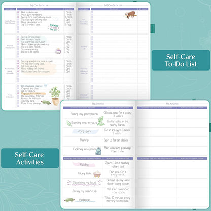Legend Self-Care Journal – Guided Daily Reflection Journal to Support Mental & Physical Health – Daily Mood, Meditation & Personal Development Notebook – 7.1x10.5”, Lasts 3 Months (Turquoise)