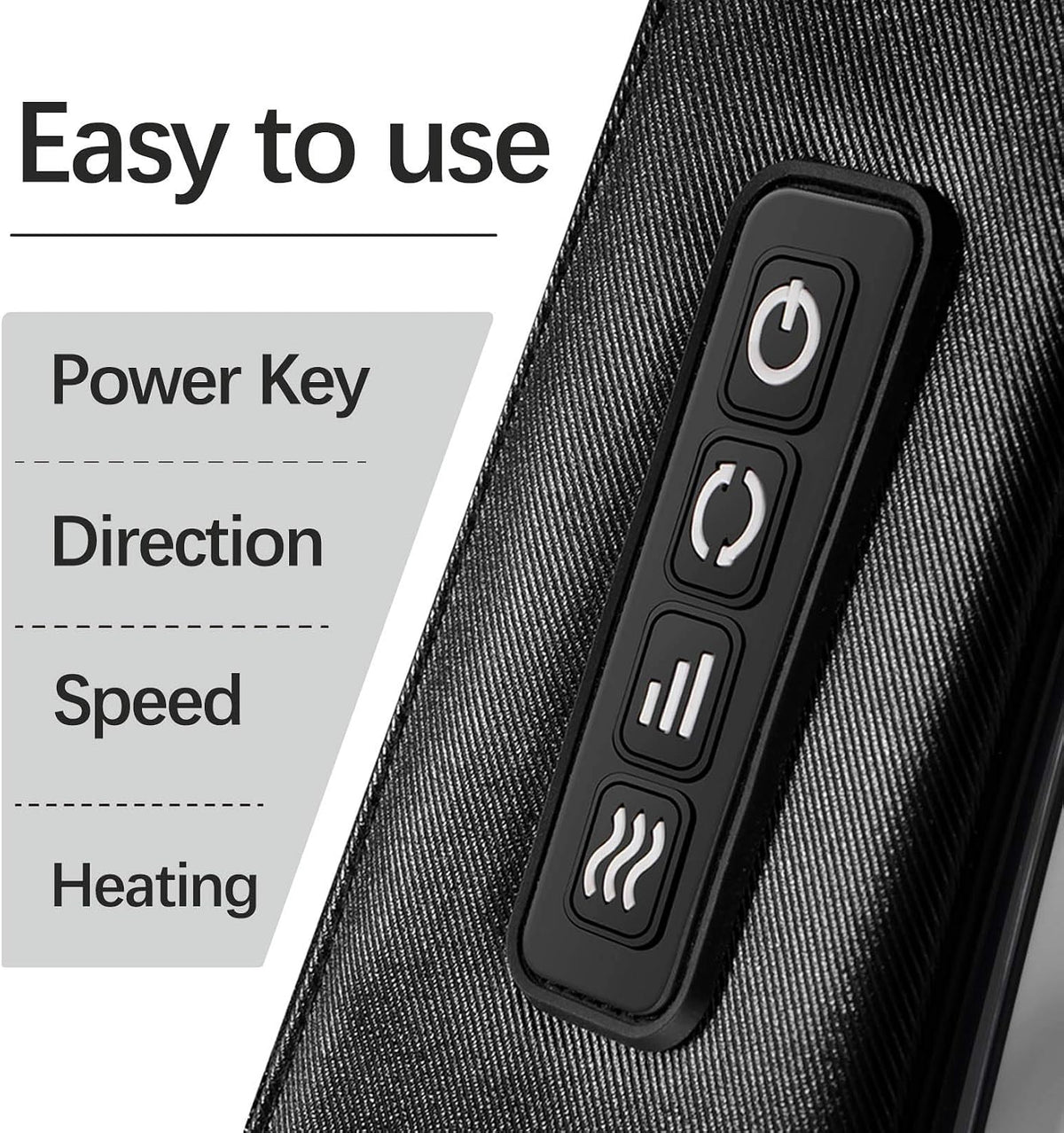 Shiatsu Neck and Back Massager with Heat for Pain Relief Deep Tissue Gifts