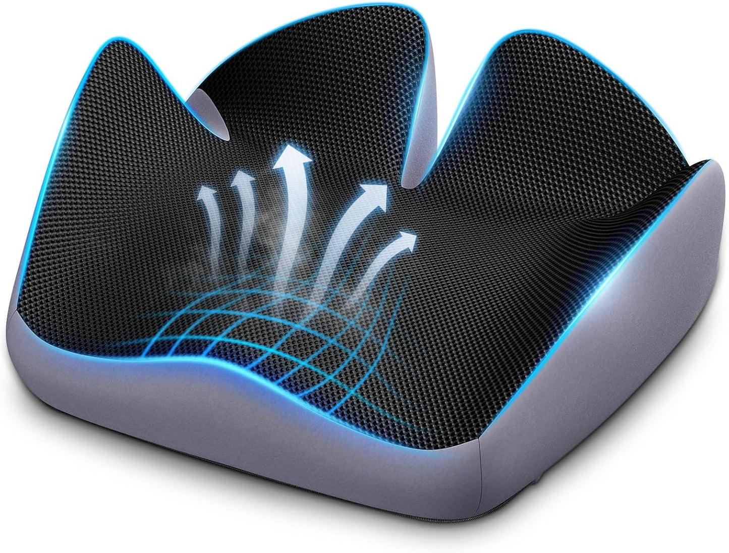 Coccyx Seat Cushion, U-Shaped Memory Foam Office Chair | High-Density Memory Foam Helps Reduce Tailbone Pressure; Washable Mesh Cover, Anti-Slip Base for Office Chair, Car & Travel