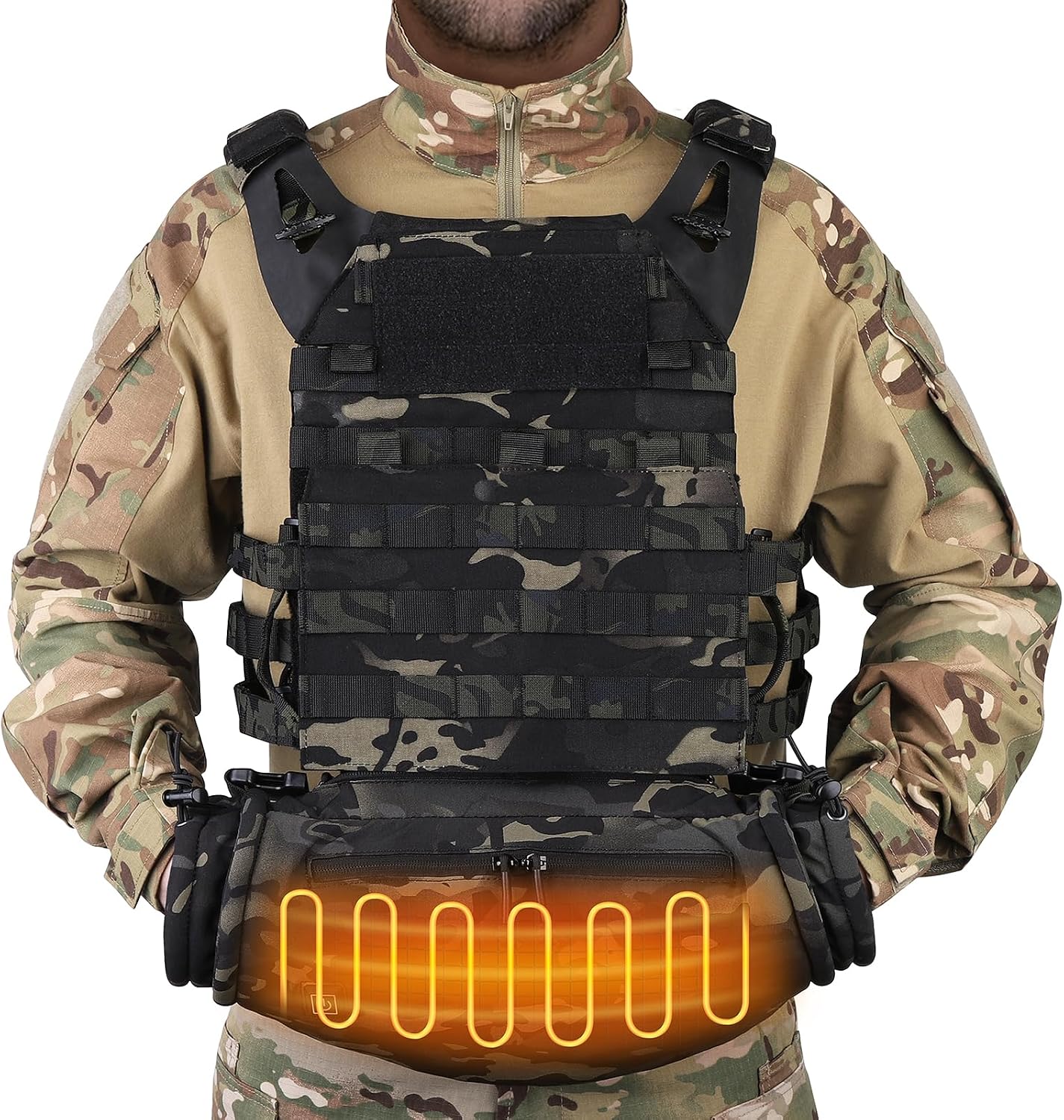 Tactical Hand Warmer,Portable Drop Hanger Waist Handwarmer Pouch for Hunting Golf Camping Fishing, Hiking, Football Winter Outdoor Field Survival.
