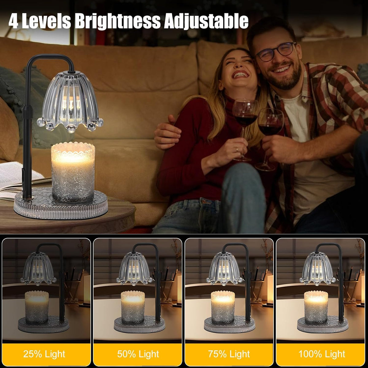 Candle Warmer Lamp with Timer,Birthday Gifts for Women