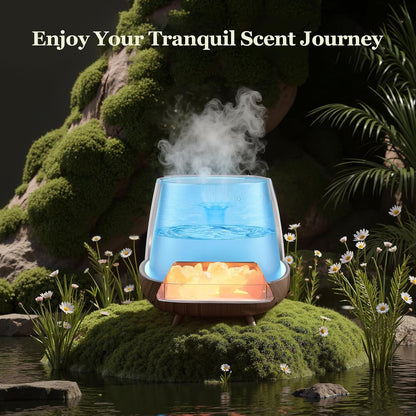 Essential Oil Diffuser for Home: 𝟒-𝐢𝐧-𝟏 Himalayan 𝐒𝐚𝐥𝐭 Lamp