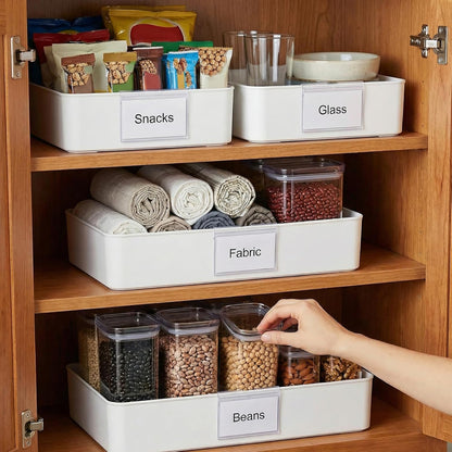 200 Pcs Clear Plastic Wire Shelf Label Holder, 2.4 x 1.7 Inch Reusable Plastic Price Display Holder Merchandise Sign Display Clips for Shop, Wire Shelf, Storage Bins