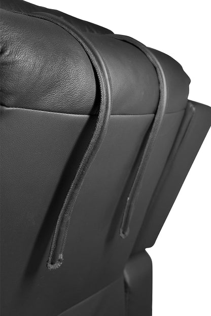 BOWERBIRD Genuine Leather Recliner Head Pillow-Head and Neck Pillow-Headrest Cushion for Neck Pain Relief and Cervical Support
