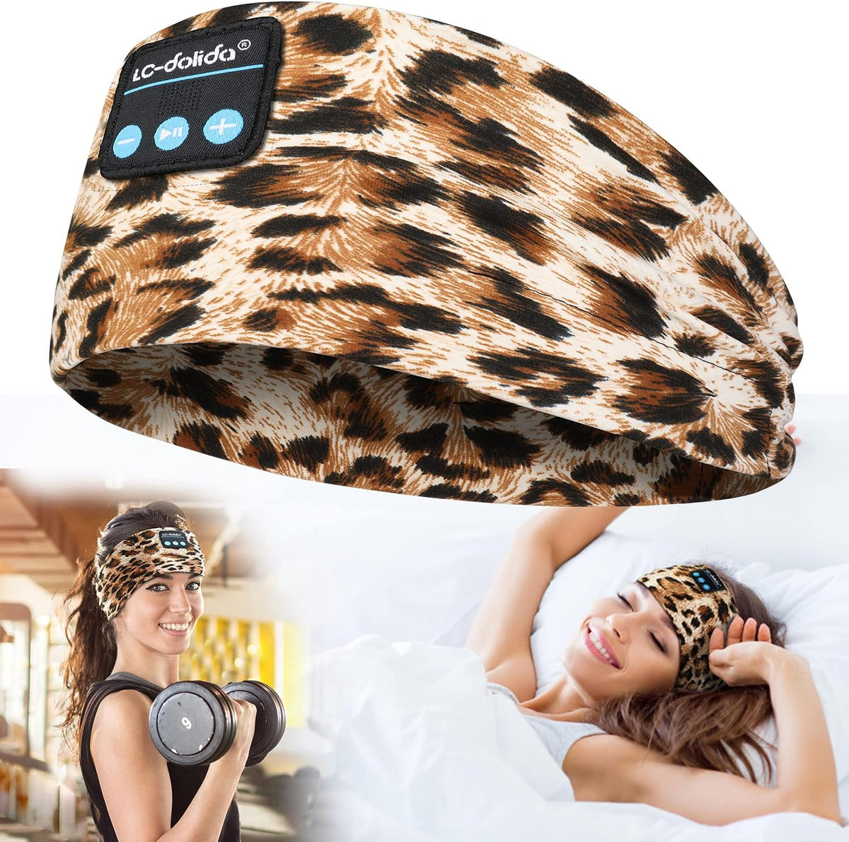 LC-dolida Sleep Headphones Bluetooth Headband