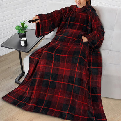 PAVILIA Blanket with Sleeves for Adult Women Men, Soft Warm Wearable Blanket Fleece Wrap Throw, Robe Blanket Gift