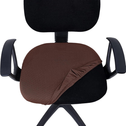 Smiry Office Computer Chair Armrest Covers, 2PCs Anti-dust Arm Rest Pad | Removable Washable Desk Chair Arm Pad Covers, Grey