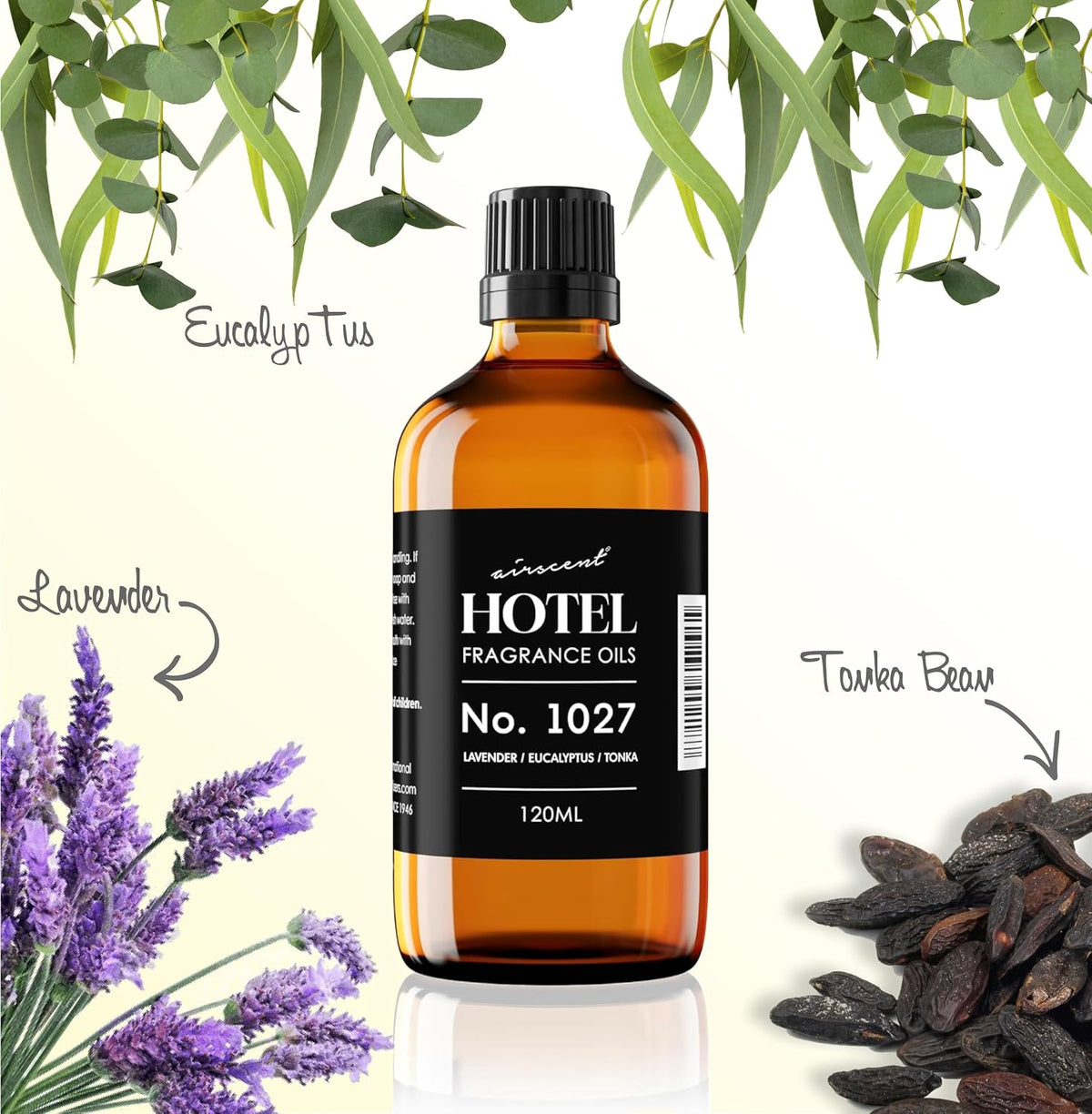 AirScent Hotel Diffuser Oil No. 1027 - Zen Hotel Scent Inspired - 120 mL