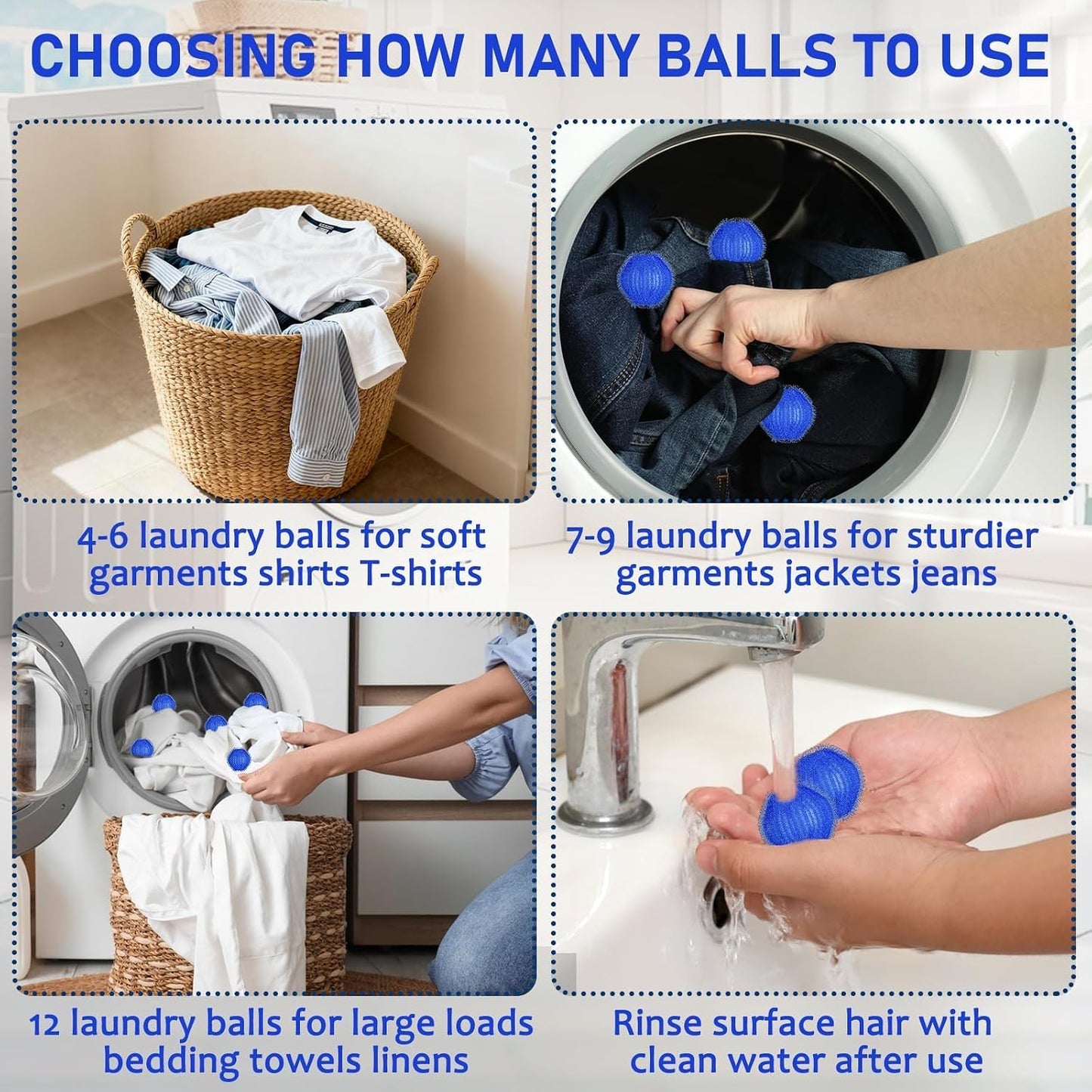 Pet Hair Remover for Laundry, Hair Catcher for Washing Machine, 12PCS | Washing Machine Fur Catcher, Dog Hair Remover for Laundry & Cat Laundry Pet Hair Catcher for Clothes, Towels & Blankets