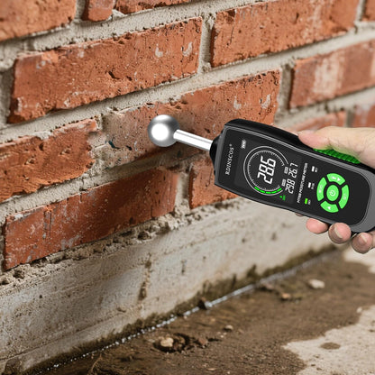 RDINSCOS Pinless Moisture Meter for Wood & Wall | Digital Moisture Detector, Flooding Detection, High Humidity Detection, For Walls, Floor, Masonry