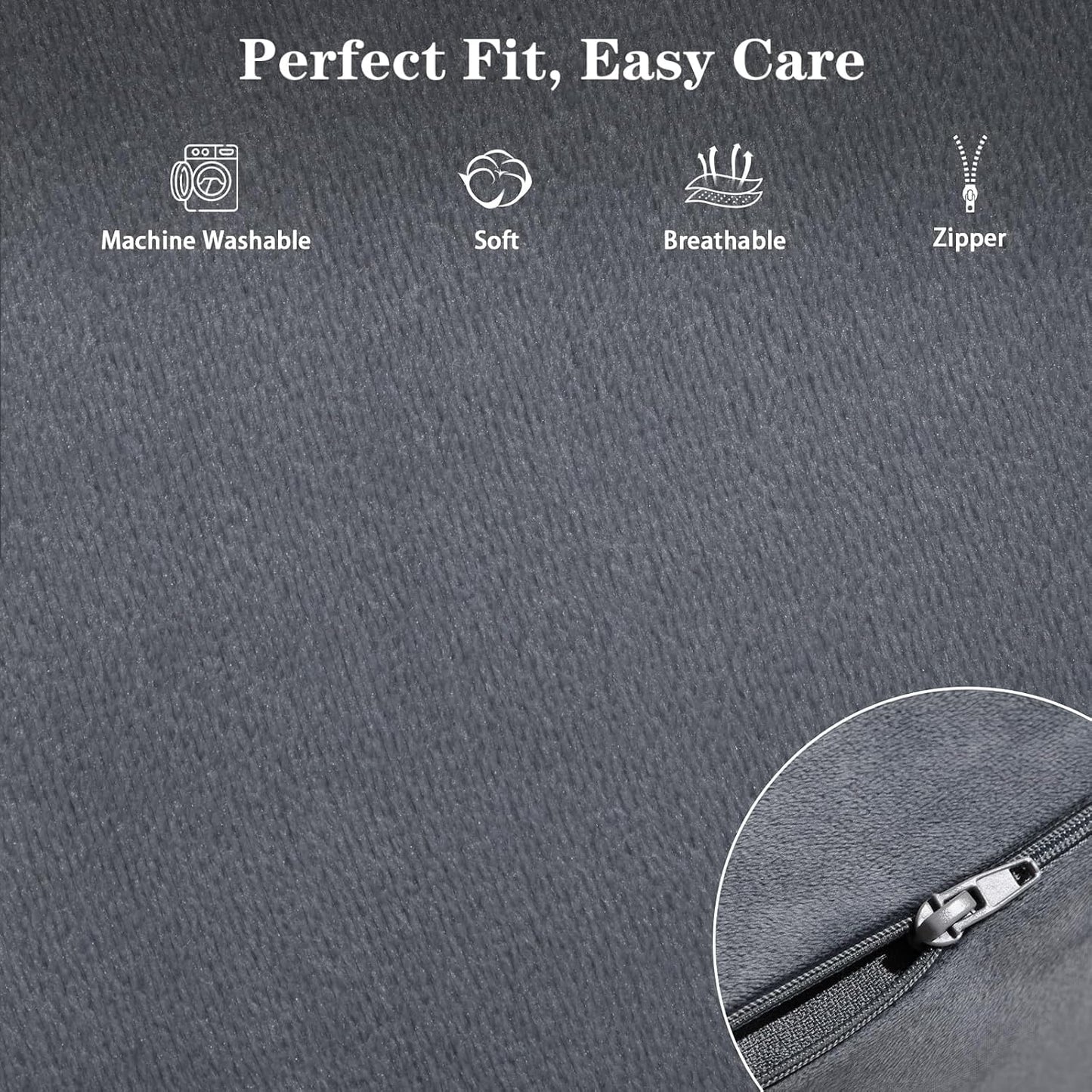 Hapiclody Leg Elevation Pillow for After Surgery – Adjustable Height Knee Surgery Recovery Leg Support Pillow, Designed for Knee Replacement Recovery, Single Leg Elevating Wedge